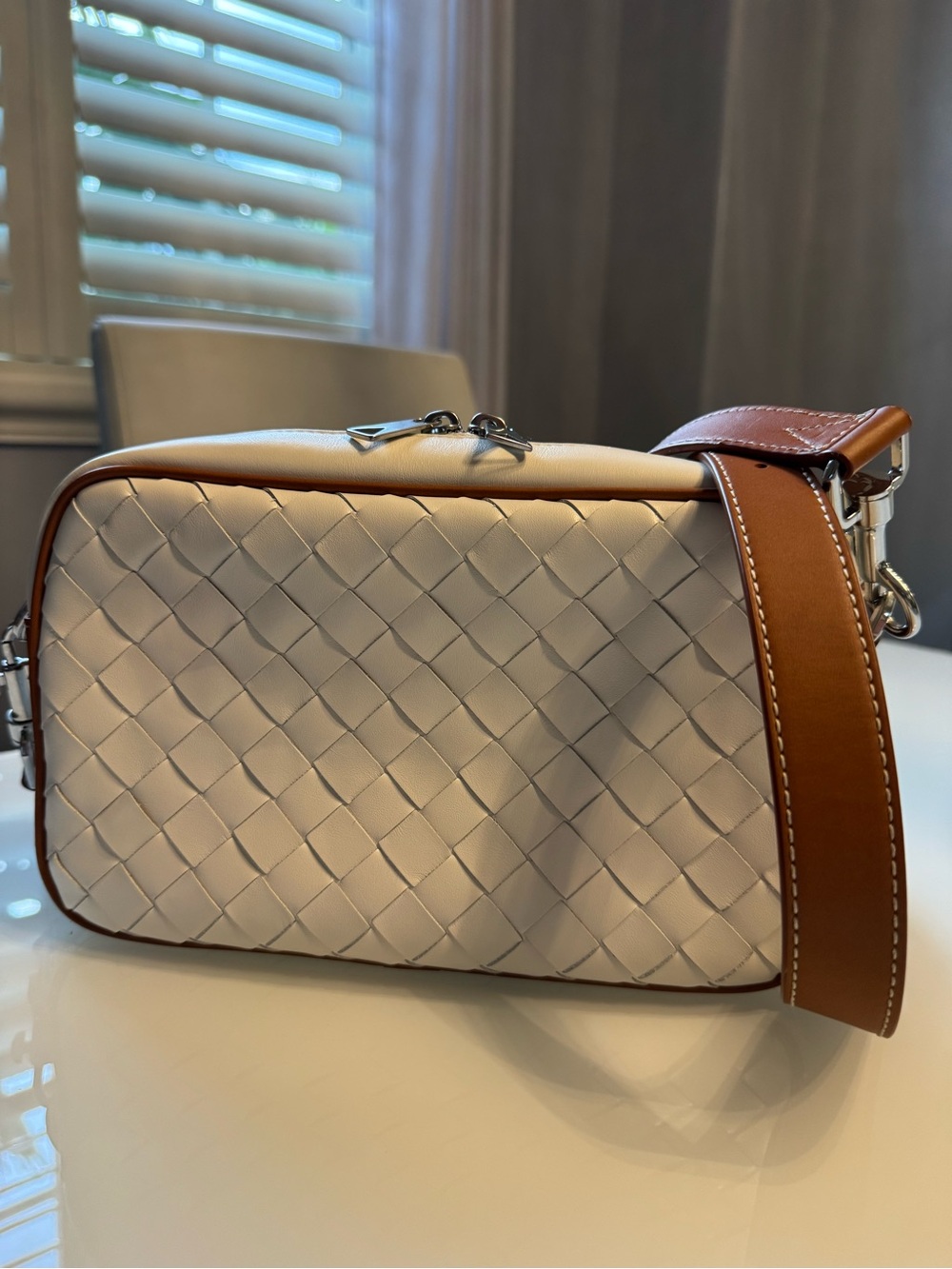Bottega Veneta Small Intrecciato Camera Bag